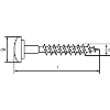INOX (INOKS) BRAON TDM VIJAK 4,5x35 mm LIM/DRVO