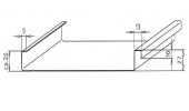 FeZn G-falc (šorna) 27 BRAON TDM DIP-MAT 0.5mm 550mm